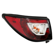 DURAFORCE Left+Right Side Tail Light For 2013-17 Chevrolet Traverse w/Bulbs Clear