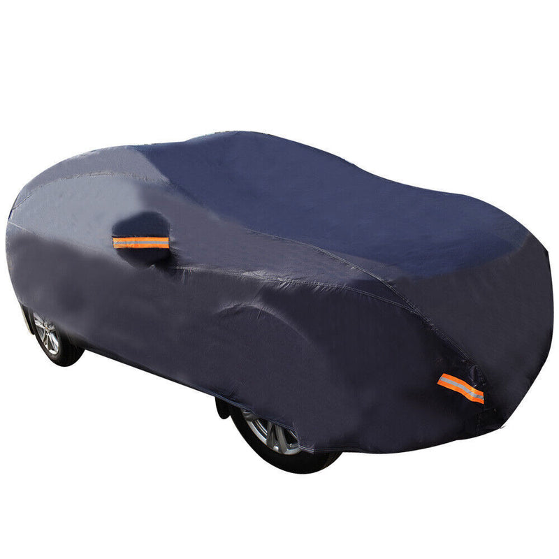 DURAFORCE Car Cover Sun UV Dust Snow Rain Resist Waterproof Protection W/Lock