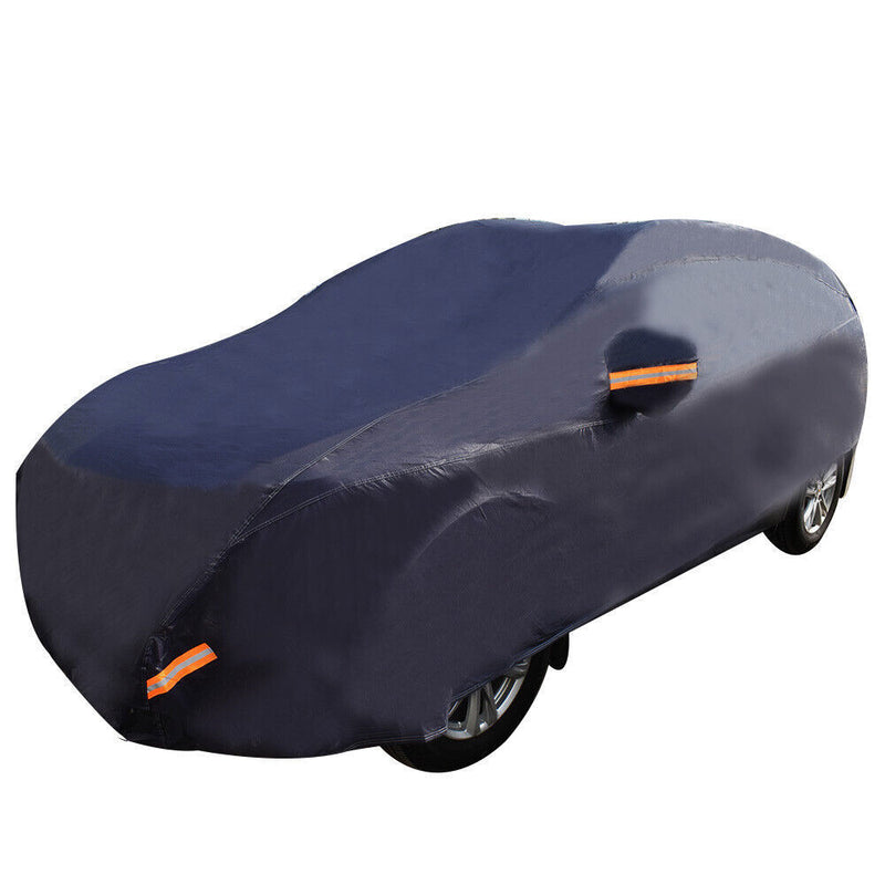 DURAFORCE Car Cover Sun UV Dust Snow Rain Resist Waterproof Protection W/Lock