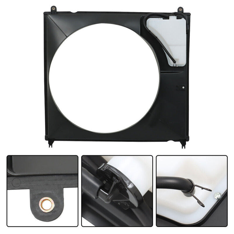 DURAFORCE Engine Radiator Cooling Fan Blade Shroud For 2007-2021 Toyota Tundra V8