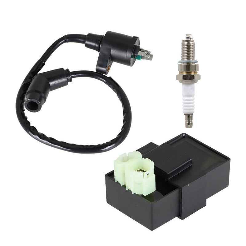 DURAFORCE Ignition Coil Spark Plug CDI Box For 1990-1993 Honda FourTrax 300 TRX300FW 4x4