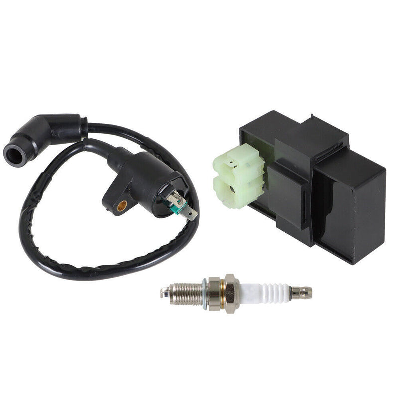 DURAFORCE Ignition Coil Spark Plug CDI Box For 1990-1993 Honda FourTrax 300 TRX300FW 4x4