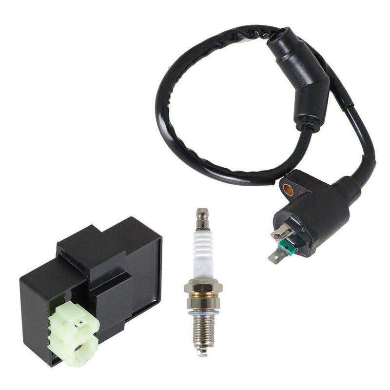 DURAFORCE Ignition Coil Spark Plug CDI Box For 1990-1993 Honda FourTrax 300 TRX300FW 4x4