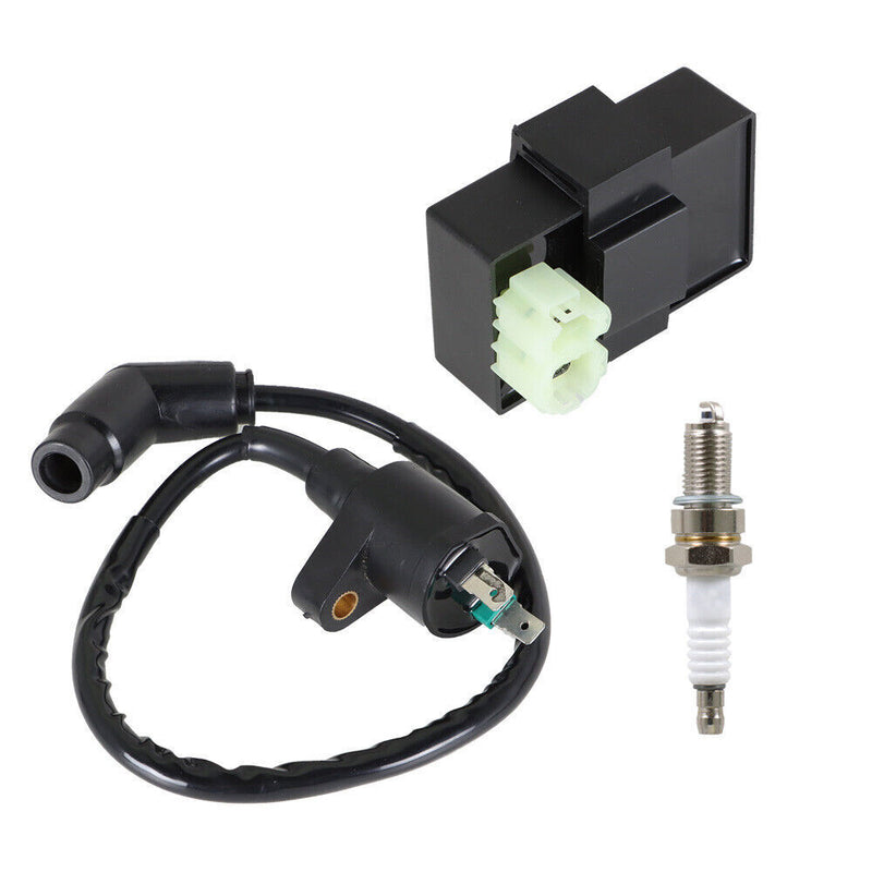 DURAFORCE Ignition Coil Spark Plug CDI Box For 1990-1993 Honda FourTrax 300 TRX300FW 4x4