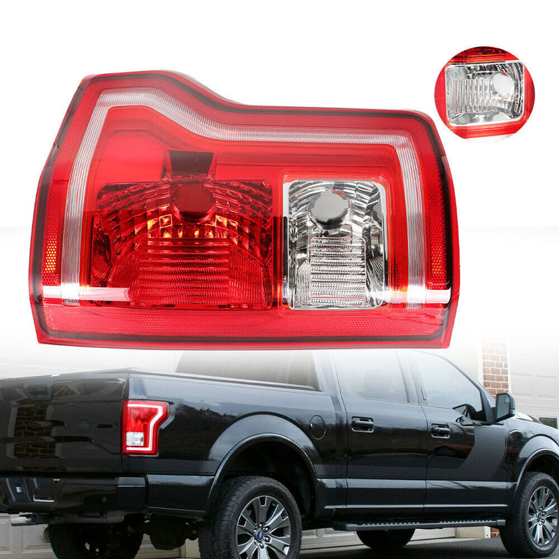 DURAFORCE Passenger Side Tail Lights For 2015-2017 Ford F-150 Halogen Brake Lamp