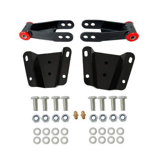 DURAFORCE 4inch Rear Drop Lowering Hanger Shackle Kit For 1965-1972 Ford F100 2WD