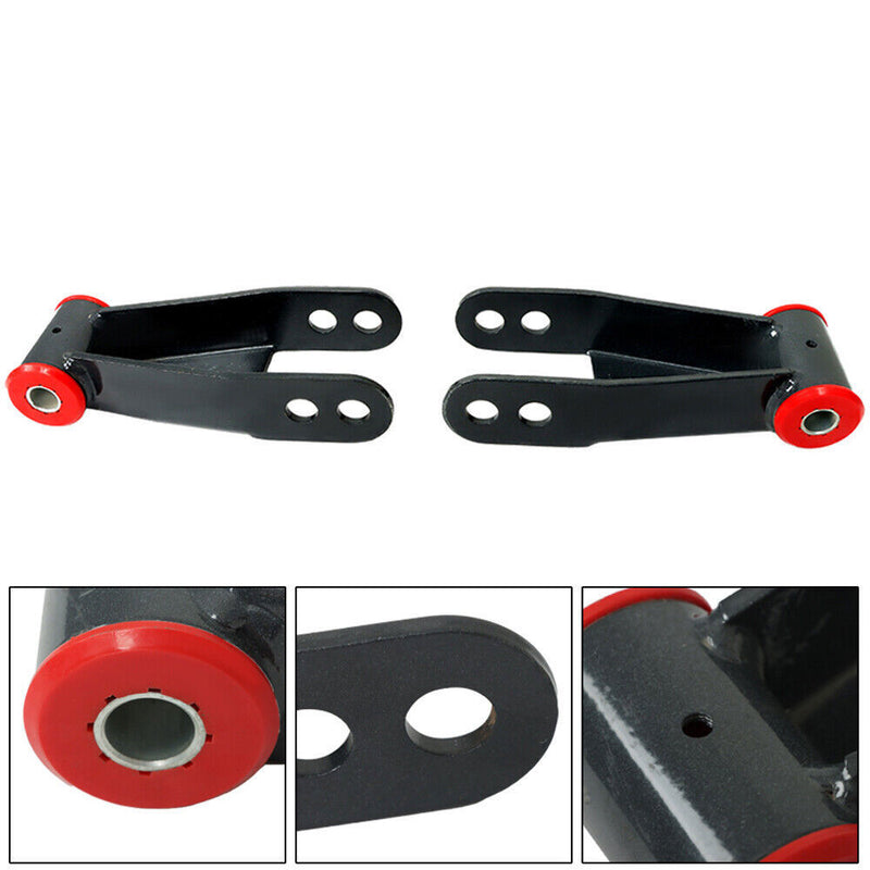 DURAFORCE 4inch Rear Drop Lowering Hanger Shackle Kit For 1965-1972 Ford F100 2WD
