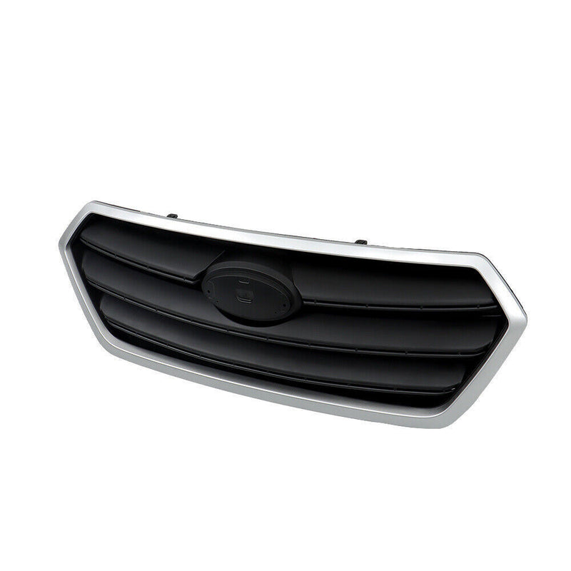 DURAFORCE Front Upper Grille For Subaru Legacy 2015-2017 Silver Shell+Gray Insert