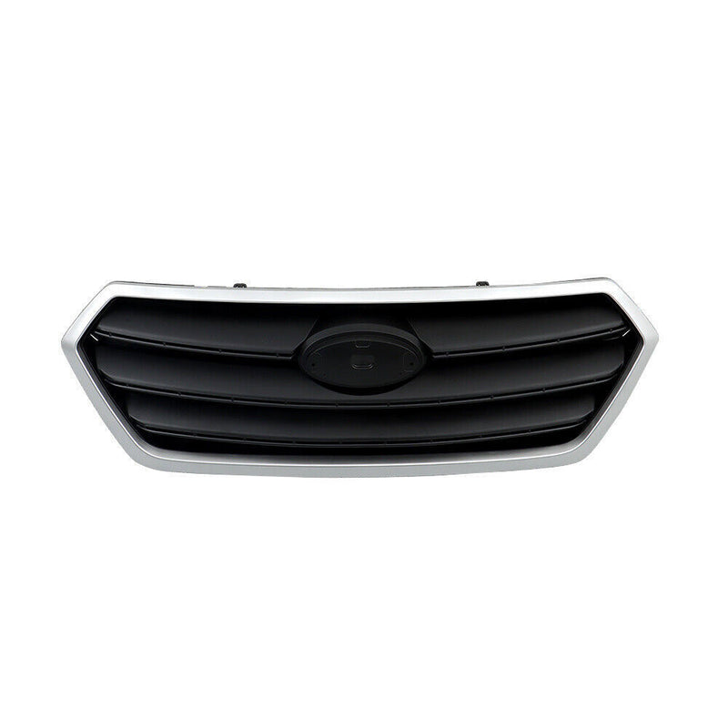 DURAFORCE Front Upper Grille For Subaru Legacy 2015-2017 Silver Shell+Gray Insert