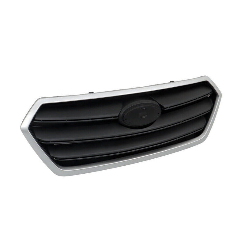 DURAFORCE Front Upper Grille For Subaru Legacy 2015-2017 Silver Shell+Gray Insert