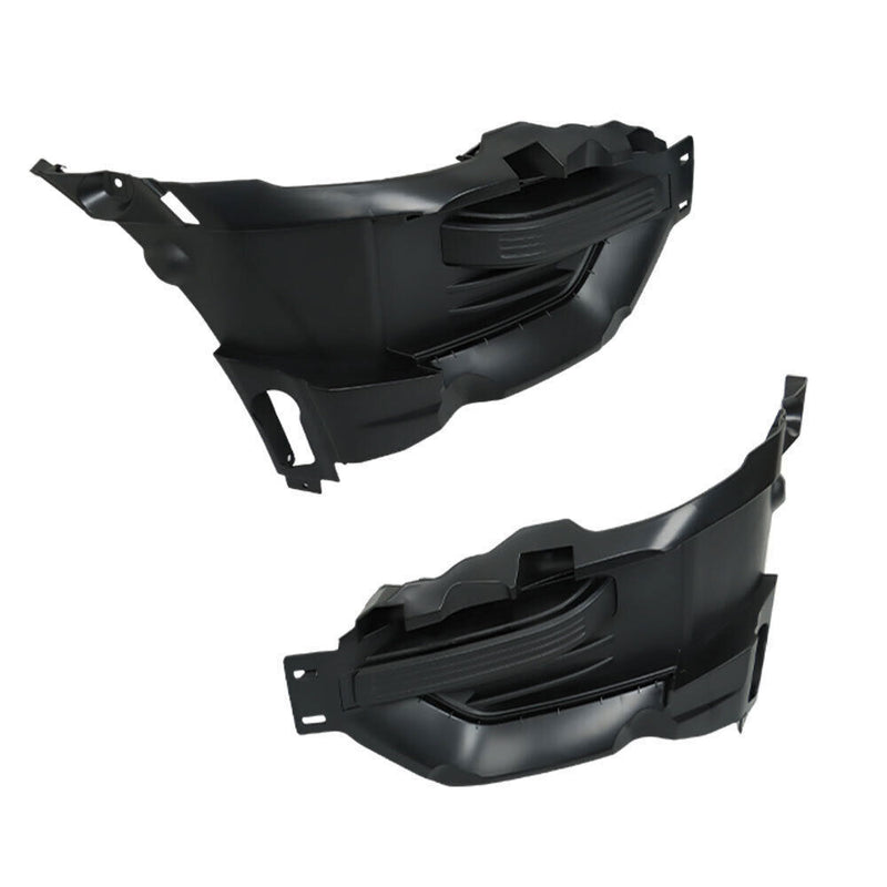 DURAFORCE Left+Right Side Fog Light Cover Trims For 2020-2022 Ford Explorer Black