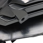DURAFORCE Left+Right Side Fog Light Cover Trims For 2020-2022 Ford Explorer Black