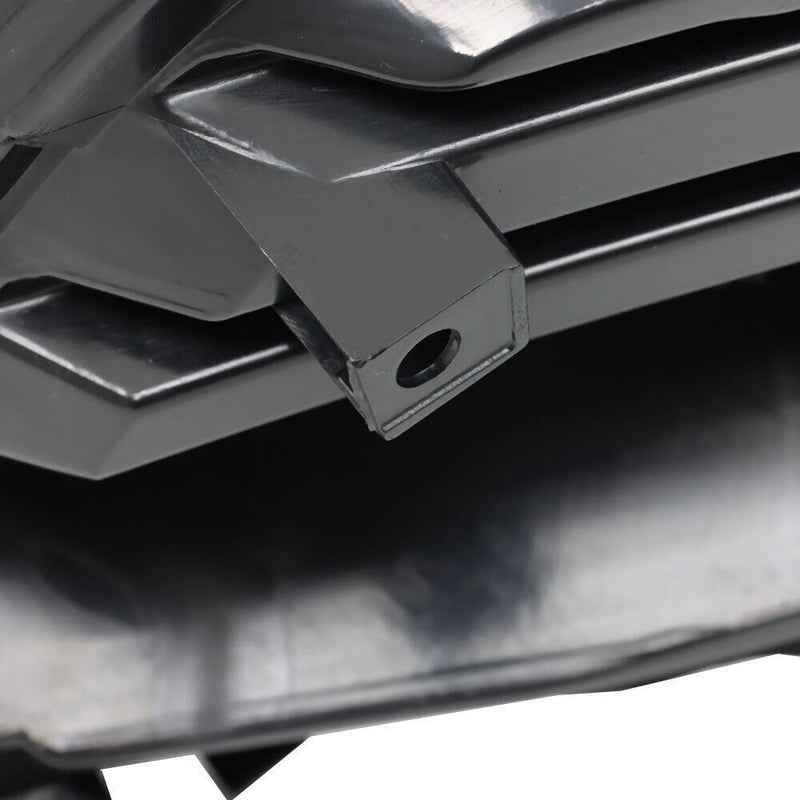 DURAFORCE Left+Right Side Fog Light Cover Trims For 2020-2022 Ford Explorer Black