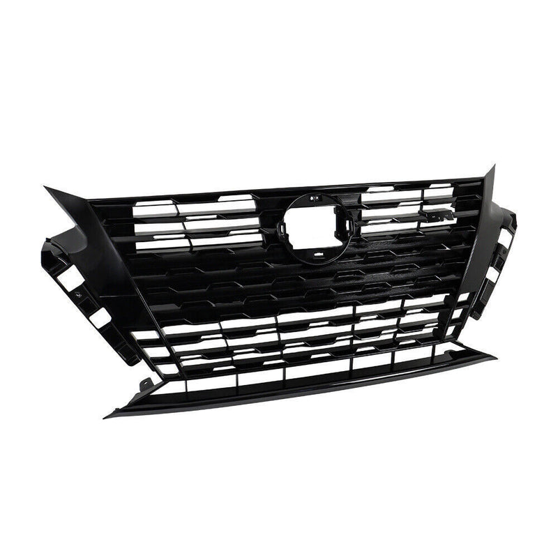 DURAFORCE Front Bumper Upper Grille For Nissan Altima SR 2023 2024 Plastic Black