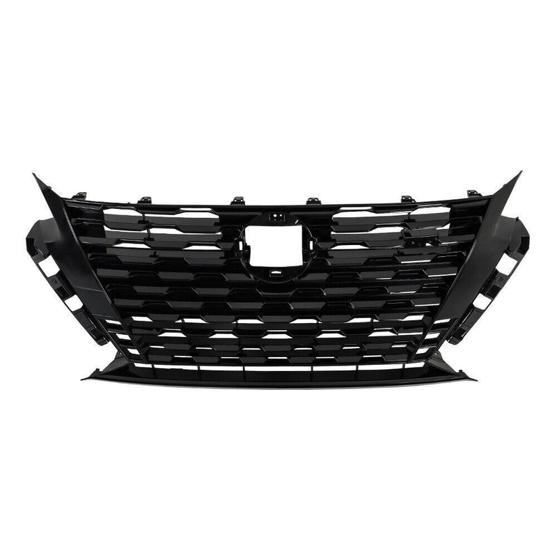 DURAFORCE Front Bumper Upper Grille For Nissan Altima SR 2023 2024 Plastic Black