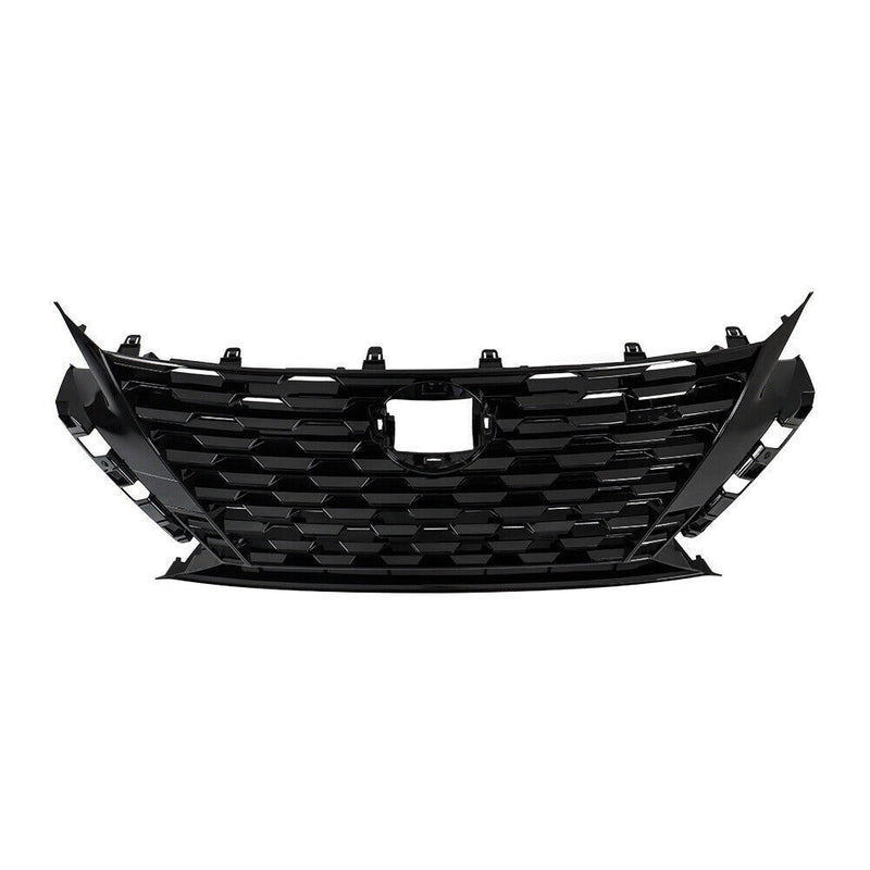 DURAFORCE Front Bumper Upper Grille For Nissan Altima SR 2023 2024 Plastic Black