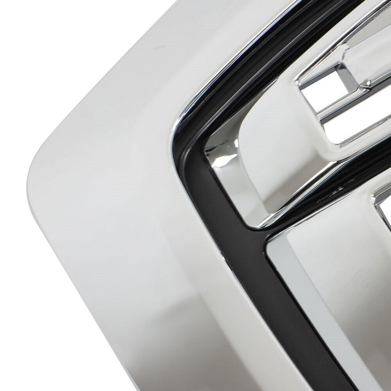 DURAFORCE Front Upper Grille Assembly For 2017 2018 2019 GMC Acadia Denali Chrome