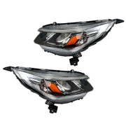 DURAFORCE Right&Left Side Headlights For 2015-2016 Honda CR-V Clear Halogen W/DRL