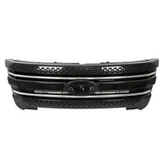 DURAFORCE Front Bumper Upper Grille Assembly Glossy Black For 11-15 Ford Explorer