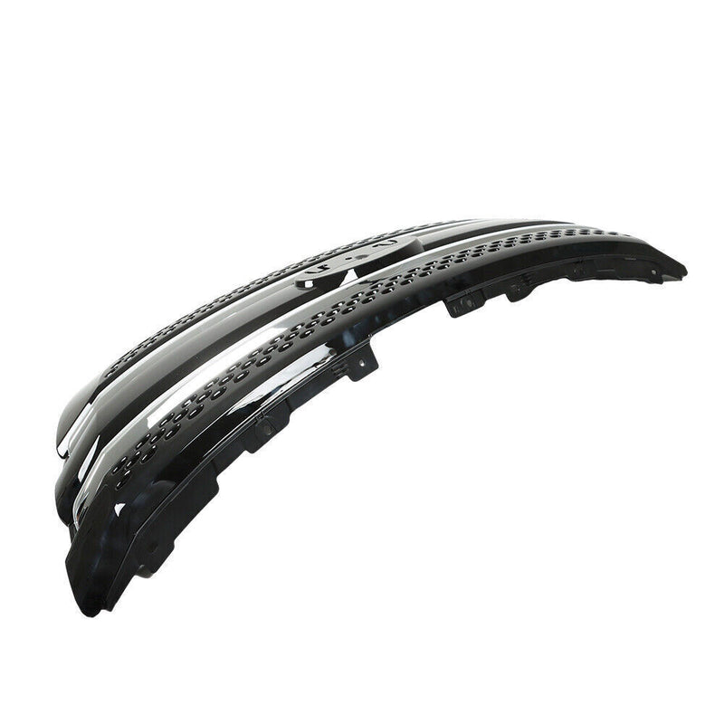 DURAFORCE Front Bumper Upper Grille Assembly Glossy Black For 11-15 Ford Explorer
