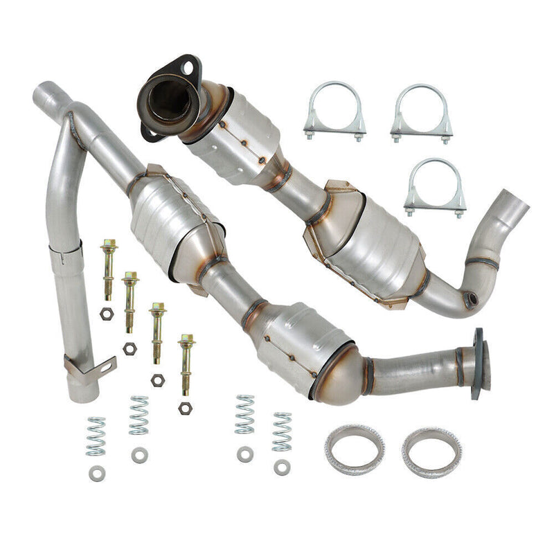 DURAFORCE Catalytic Converter Left+Right Set For 1999-2003 Ford F-150 5.4L 4WD