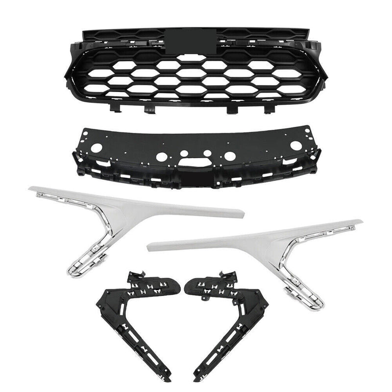 DURAFORCE Front Bumper Grille With Chrome Trim For 2023 2024 Chevrolet Trax