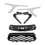 DURAFORCE Front Bumper Grille With Chrome Trim For 2023 2024 Chevrolet Trax