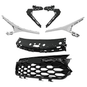 DURAFORCE Front Bumper Grille With Chrome Trim For 2023 2024 Chevrolet Trax