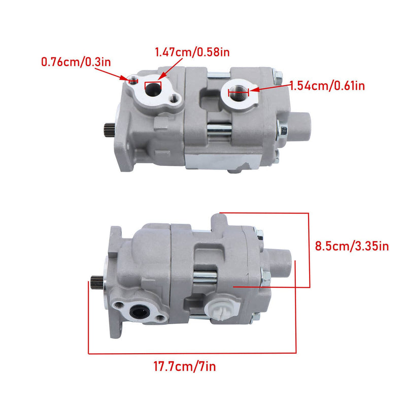 DURAFORCE TC050-36440 Hydraulic Pump For Kubota L3940 L4240 L4330 L5240 MX5000DT MX5200DT