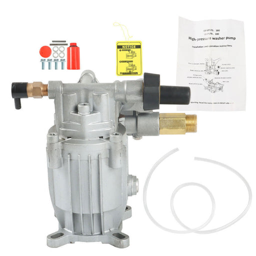 DURAFORCE 3000 PSI Pressure Washer Pump Horizontal 3/4" Shaft - MAX 2.5 GPM Oil Sealed