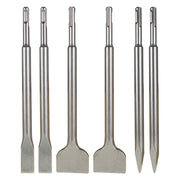 DURAFORCE High Quality Concrete Drill Bit Set Rotary Hammer Bits Chisel Set 6-Pieces