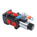 DURAFORCE 13GPM #10 SAE 6 Port 12V DC Hydraulic Solenoid Selector Diverter Valve 3Plug