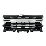 DURAFORCE Front Upper Grille With Chrome Trim For 2021-2022 Chevrolet Colorado