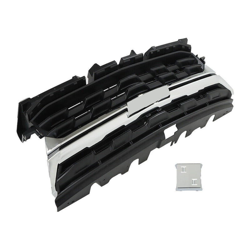 DURAFORCE Front Upper Grille With Chrome Trim For 2021-2022 Chevrolet Colorado