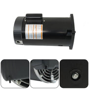 DURAFORCE 2HP Square Flange Pool Pump Motor 230V B2855 Threaded Shaft Swimming Pool Pump