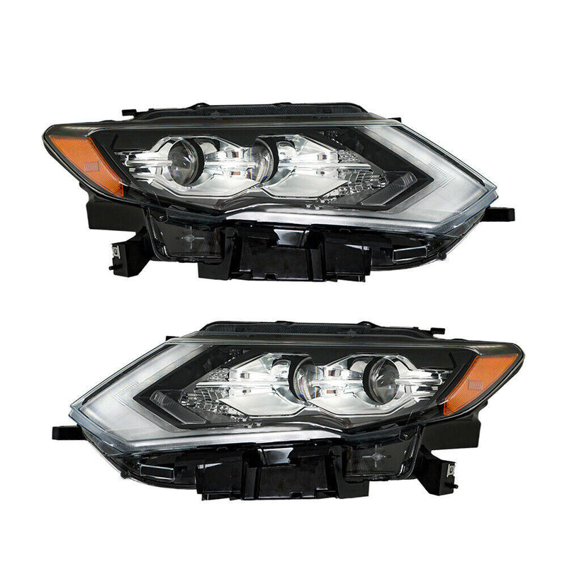 DURAFORCE Right+Left Headlight For 2017-20 Nissan Rogue SL Hybrid Sport LED