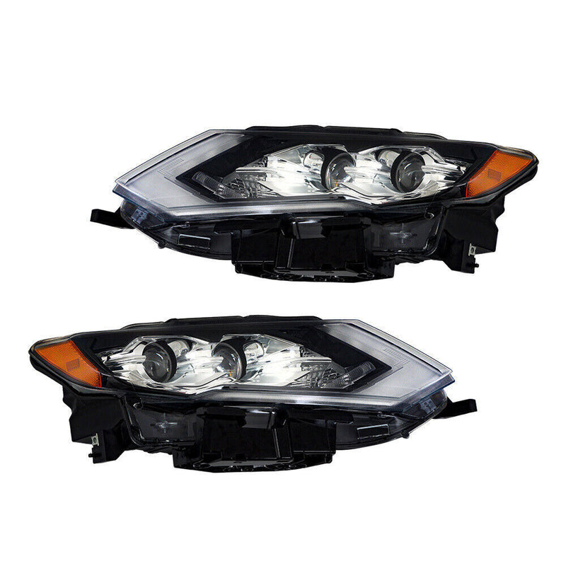 DURAFORCE Right+Left Headlight For 2017-20 Nissan Rogue SL Hybrid Sport LED