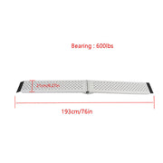 DURAFORCE 76"×8.3" Motorcycle Aluminum Folding Loading Ramp 600 lbs ATV UTV Tractors Quads