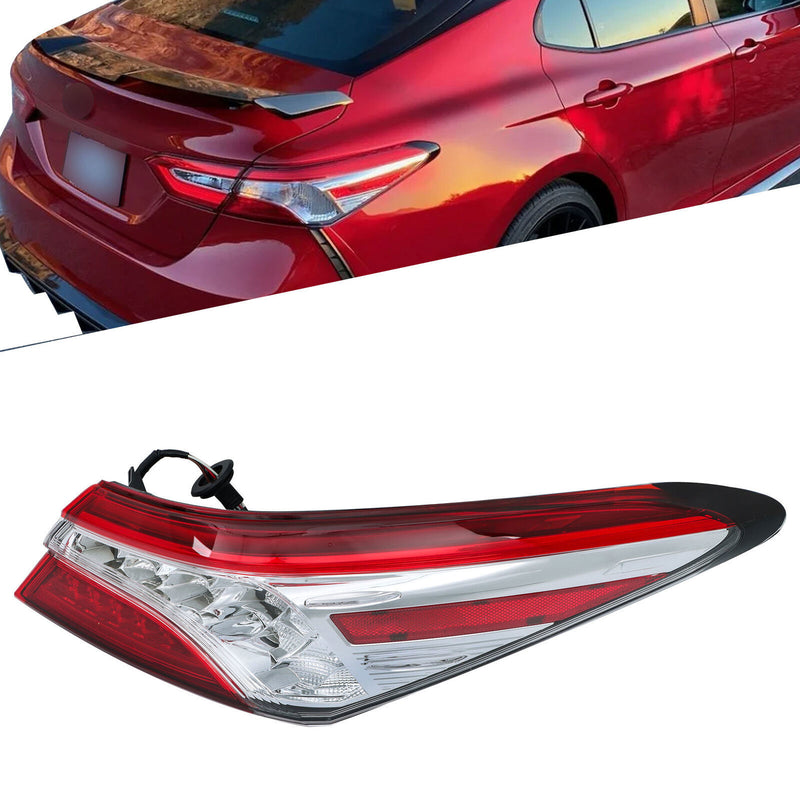 DURAFORCE Passenger Tail Light For 2018-2020 Toyota Camry XLE XSE LED Lamp Outer