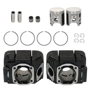 DURAFORCE Set For Yamaha Rd350 Cylinder Rebuild Kit Pistons Rings Pins 1973-75 Us/Uk