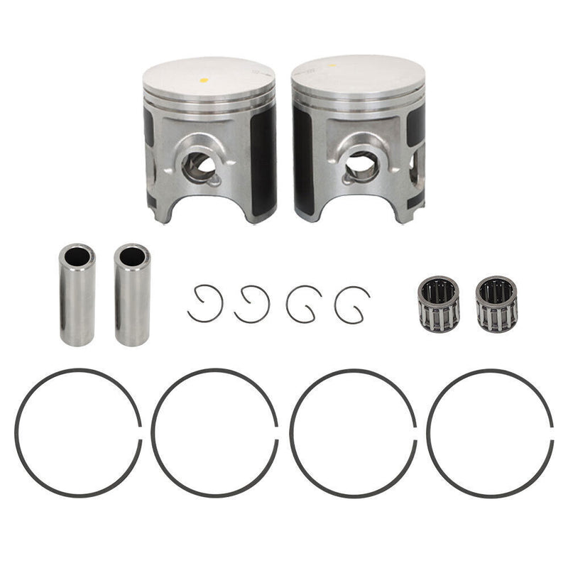 DURAFORCE Set For Yamaha Rd350 Cylinder Rebuild Kit Pistons Rings Pins 1973-75 Us/Uk