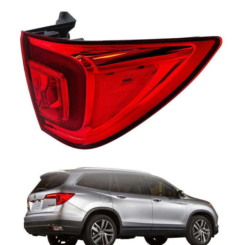 DURAFORCE Right Tail Light For 2016-18 Honda Pilot/2022-2023 Passport EX-L Elite LED Type