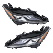 DURAFORCE Left+Right Headlight For 2021 2022 Toyota Camry XSE XLE Full LED Black