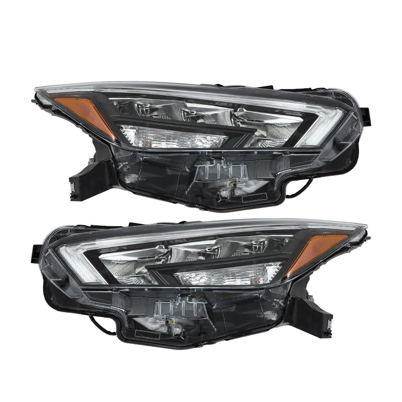 DURAFORCE Right+Left Headlight Assy For 2020-2021 Nissan Versa S SR SV Full LED