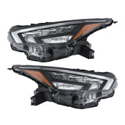 DURAFORCE Right+Left Headlight Assy For 2020-2021 Nissan Versa S SR SV Full LED