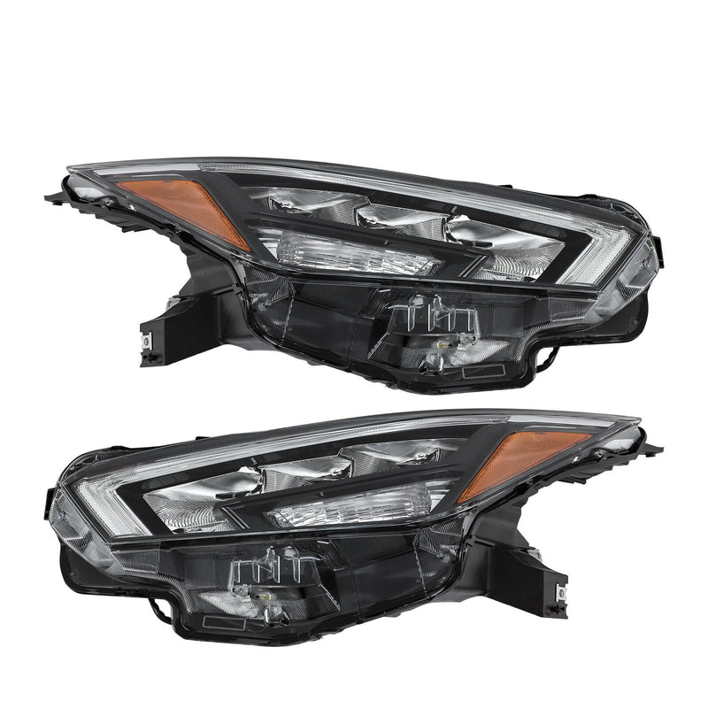 DURAFORCE Right+Left Headlight Assy For 2020-2021 Nissan Versa S SR SV Full LED