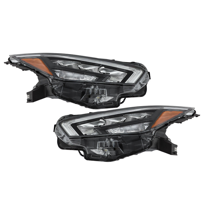DURAFORCE Right+Left Headlight Assy For 2020-2021 Nissan Versa S SR SV Full LED
