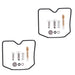 DURAFORCE 2 pcs Carburetor repair kit fit for Kawasaki Ninja ex250 ex500 el ex en 250 500