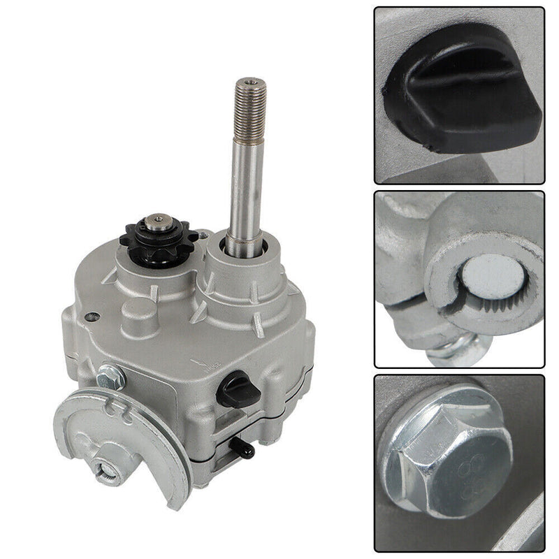 DURAFORCE Go Kart Forward Reverse Gear Box For 40/41/420 Chain 10t Kart Dune Buggies UTV