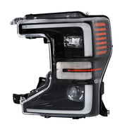 DURAFORCE Driver LED Headlight For 2020-2022 Ford F250 F350 SuperDuty Black Trim